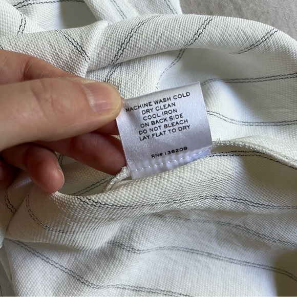 Hatch The Jenna Maternity Midi Dress in Ivory & Black Stripe Size 1 S/M … - Picture 7 of 10